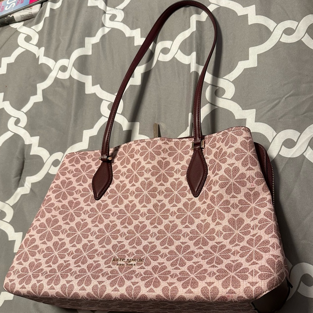 COPY - Kate Spade Flower Coated Canvas ZeeZee Large Work Tote